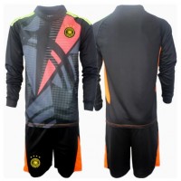Camiseta Alemania Portero Primera Equipación Replica Eurocopa 2024 para niños mangas largas (+ Pantalones cortos)